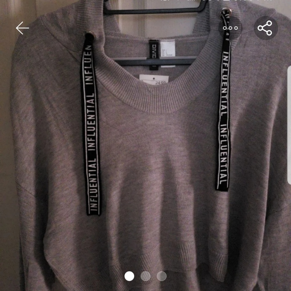 Cropped sweater